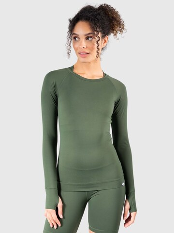 Smilodox Performance Shirt 'Lorie' in Green: front