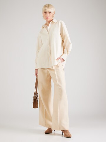 YAS Bluse 'YASDASINA' in Beige