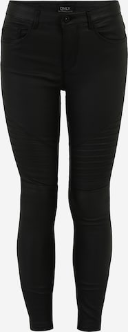 Only Petite Skinny Broek 'NEW ROYAL' in Zwart: voorkant