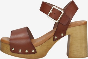 Sandales 'Sandalen Hak' Red-Rag en marron : devant