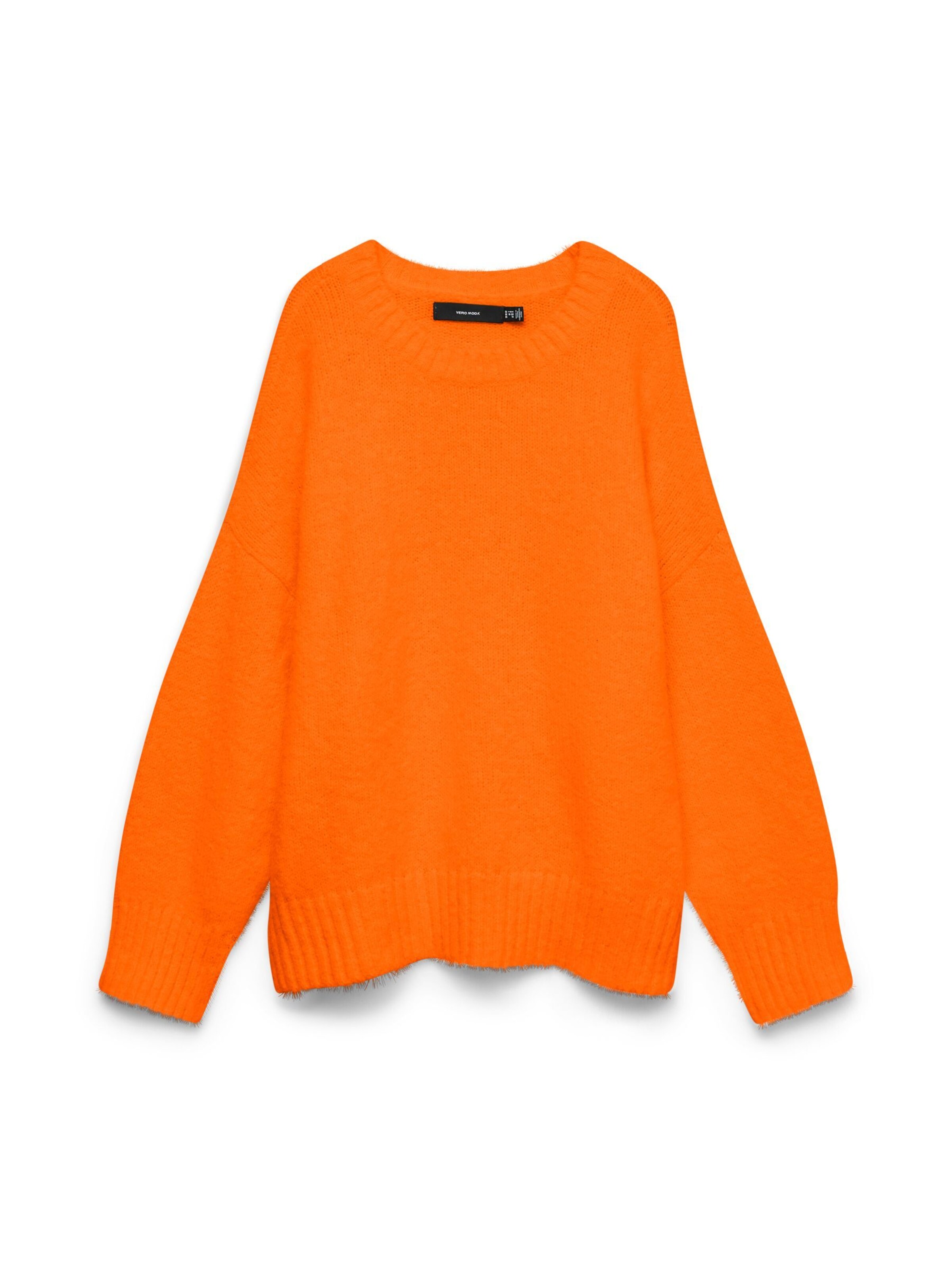 Vero Moda Curve Oversized trui 'VMChope' in Oranje: voorkant