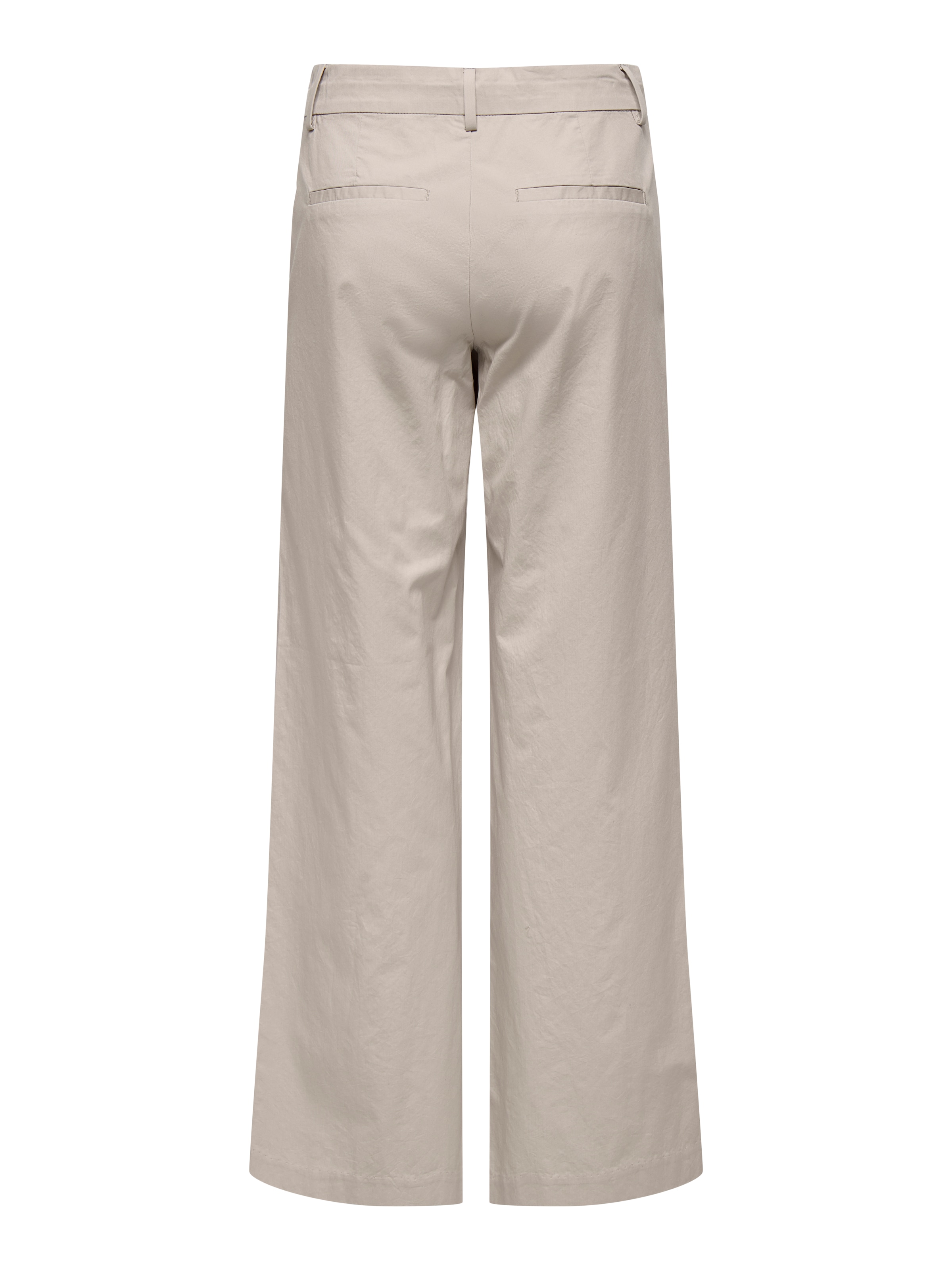 ONLY Wide leg Chino Pants 'ONLCARRIE' in Grey