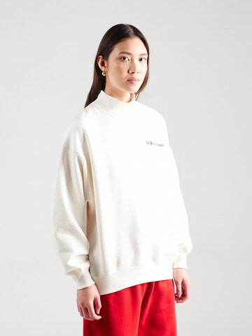 Sweat-shirt Polo Ralph Lauren en blanc : devant