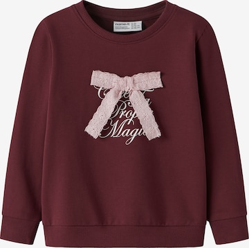 raudona NAME IT Megztinis be užsegimo 'NMFSETINA': priekis