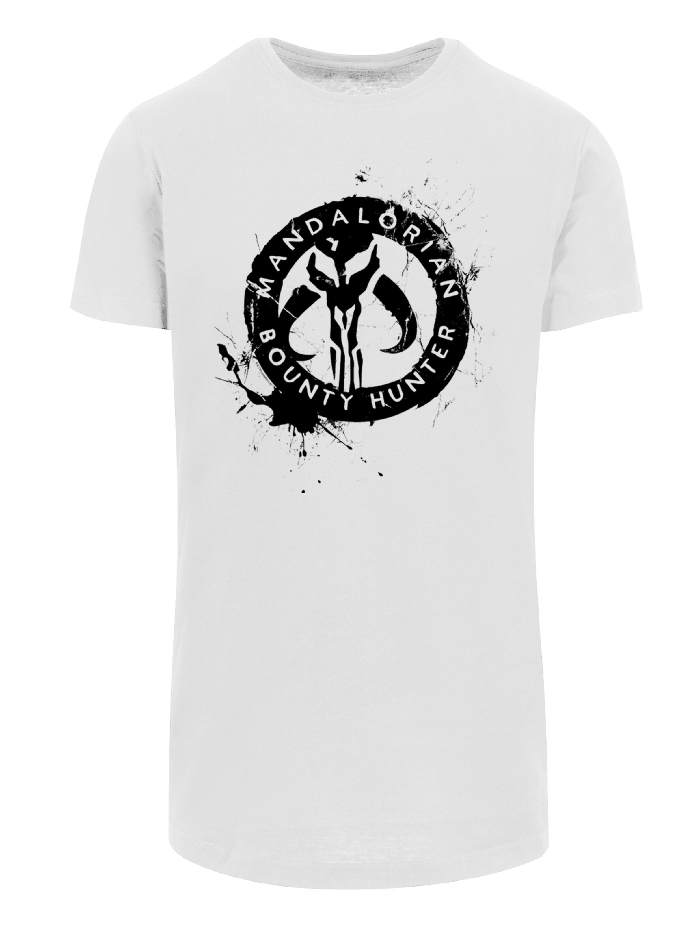 T-Shirt 'Star Wars' F4NT4STIC en blanc : devant