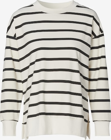 Noppies Umstandspullover mit Stillfunktion ' Pepe ' in Weiß: Vorderseite