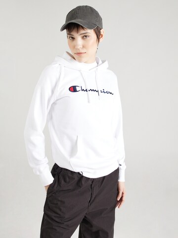 Champion Authentic Athletic ApparelSportska sweater majica - bijela boja: prednji dio