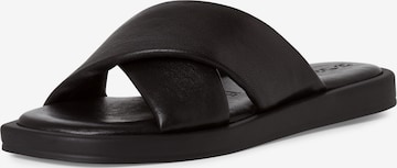 Tamaris Pantolette in Schwarz: Vorderseite