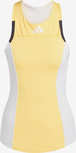 ADIDAS PERFORMANCE Haut de sport 'Pro' en jaune pastel / orange pastel / noir / blanc, Vue avec produit