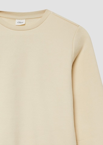 s.Oliver Sweatshirt in Beige
