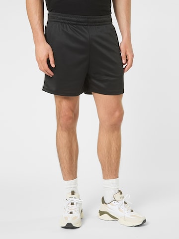FILA Regular Broek 'SAGANO regular track shorts' in Zwart: voorkant