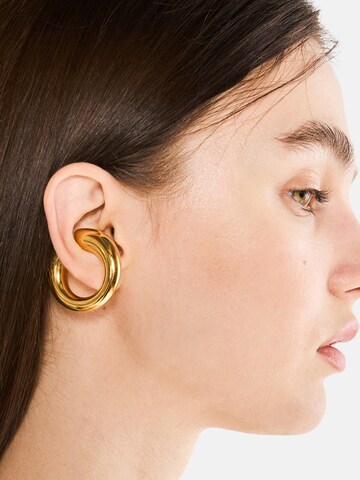 NALì Ohrringe HOOP EARCUFF in Gold: Vorderseite