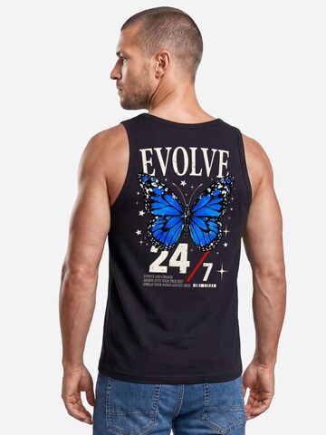 Neverless Shirt 'Butterfly 247' in Black