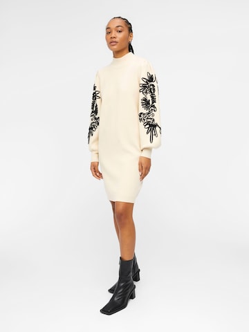 OBJECT Knitted dress in White