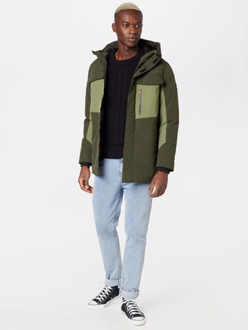 Parka mi-saison 'FRIDAY' JACK & JONES en vert