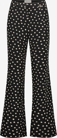 Fabienne Chapot Wide leg Broek in Zwart: voorkant