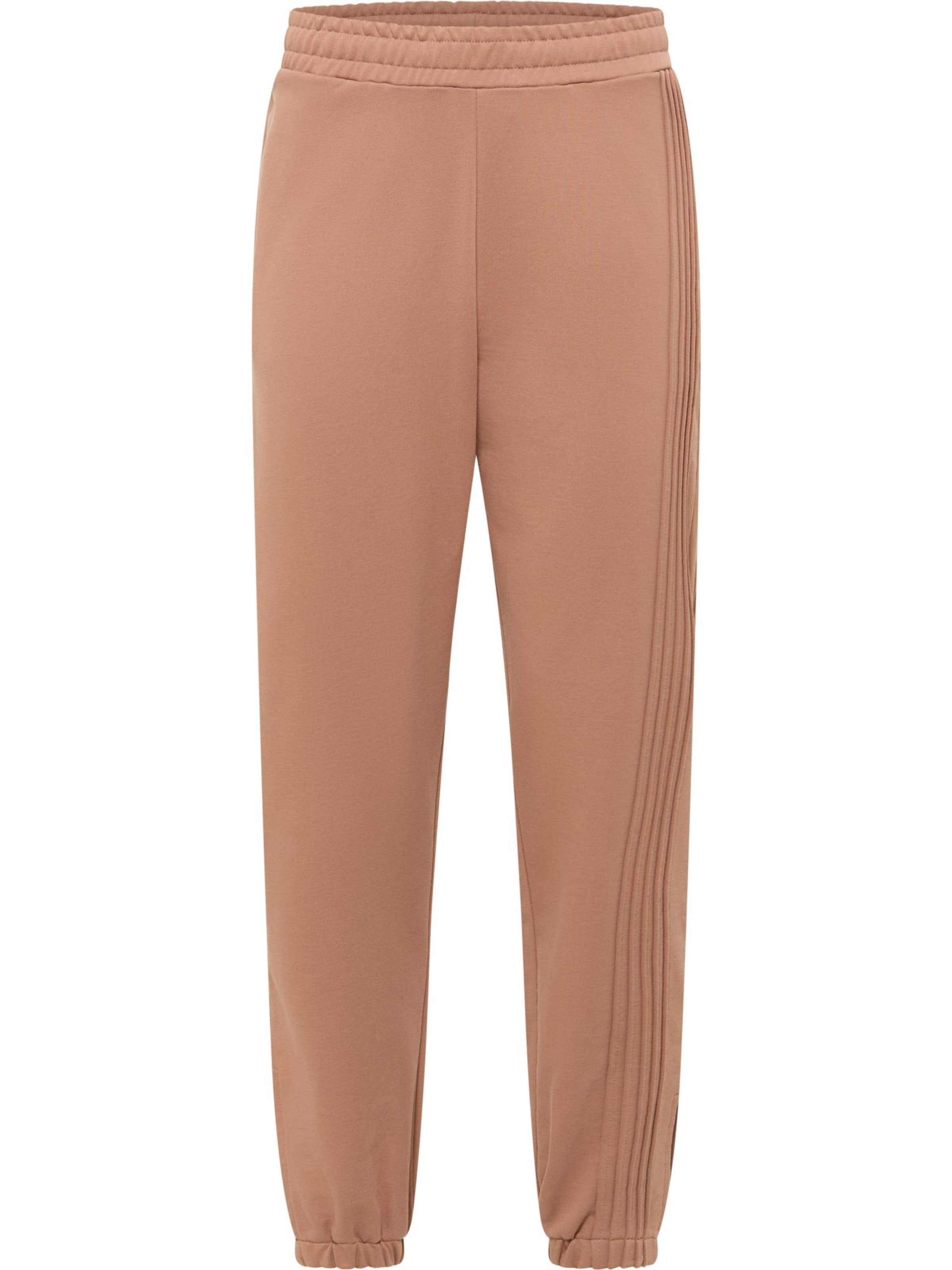 Carlo Colucci Regular Hose 'Fattor' in Braun: Vorderseite