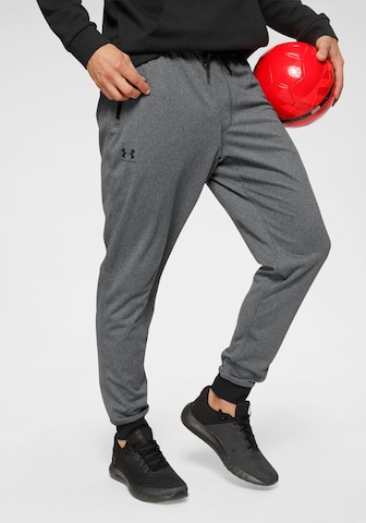 Tapered Pantaloni sport de la UNDER ARMOUR pe gri