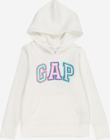 GAP Sweatshirt in Weiß: predná strana