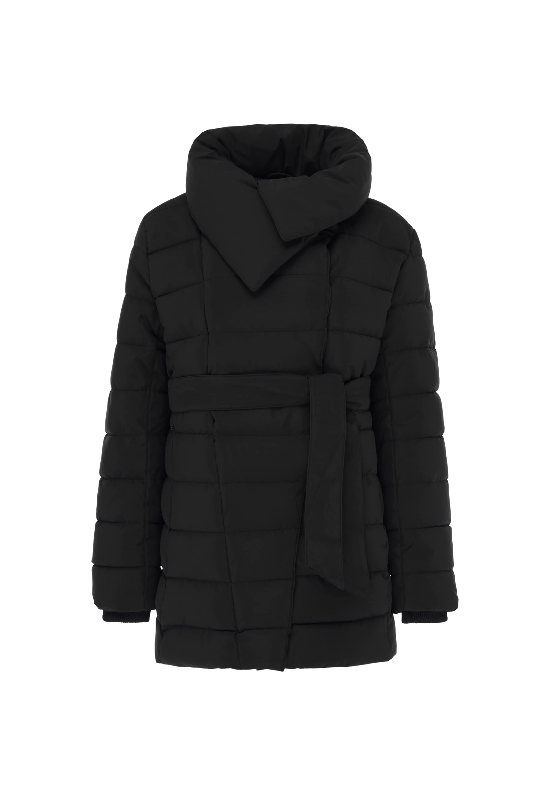 Usha - Chaqueta de entretiempo en negro: frente