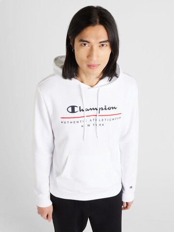 Champion Authentic Athletic Apparel Sweatshirt in White: front