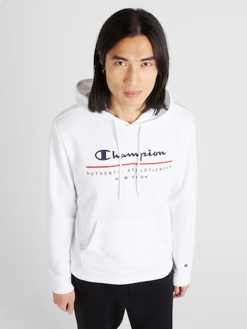 Bluză de molton de la Champion Authentic Athletic Apparel pe alb: față
