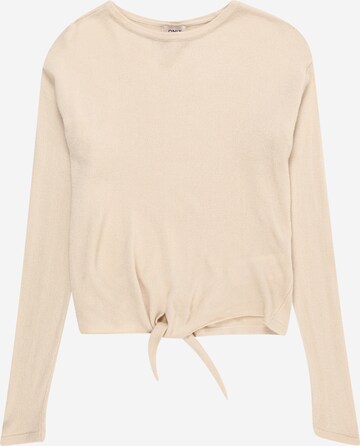 KIDS ONLY Pullover 'NEW AMALIA' in Beige: predná strana