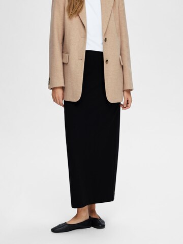 juoda SELECTED FEMME Sijonas 'Shelly': priekis