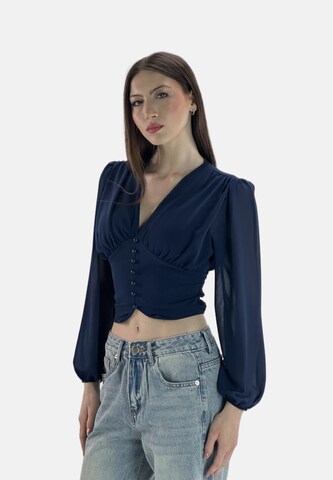 Elara Blouse in Blue