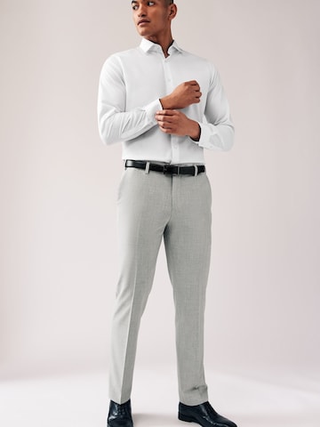 Regular Pantalon à plis Next en gris