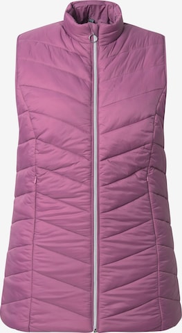 Ulla Popken Weste in Pink: Vorderseite