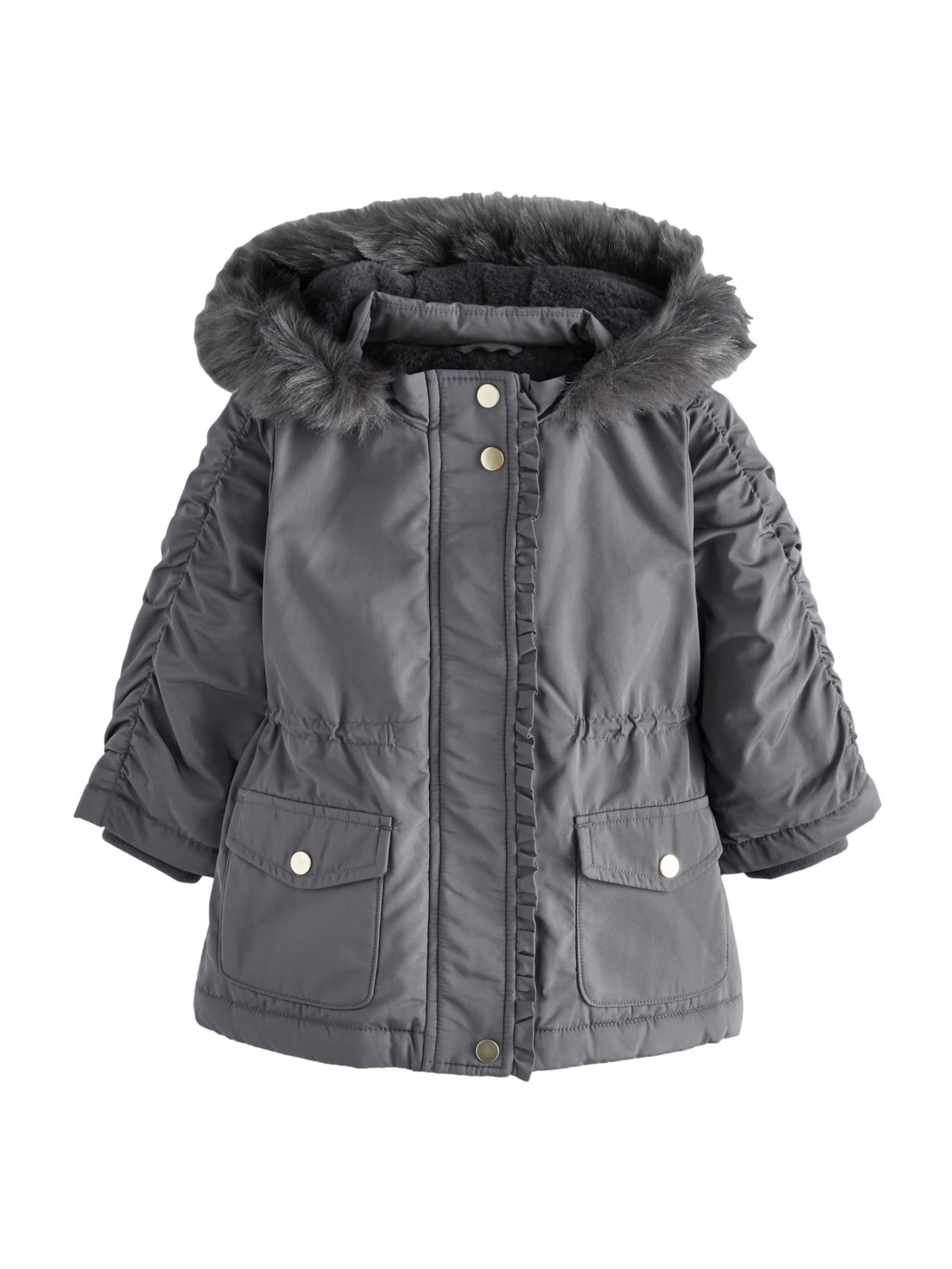 Next Kabát - szürke: elől