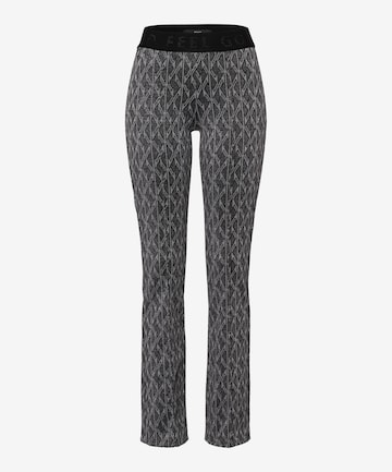 Regular Pantalon 'MALOU' BRAX en gris : devant