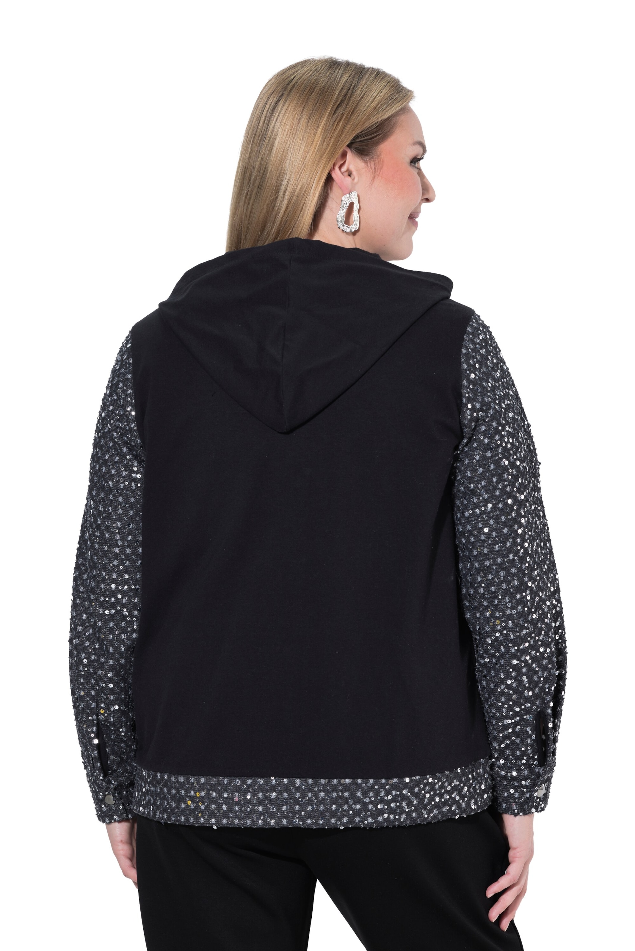 MIAMODA Sweat jacket in Grey