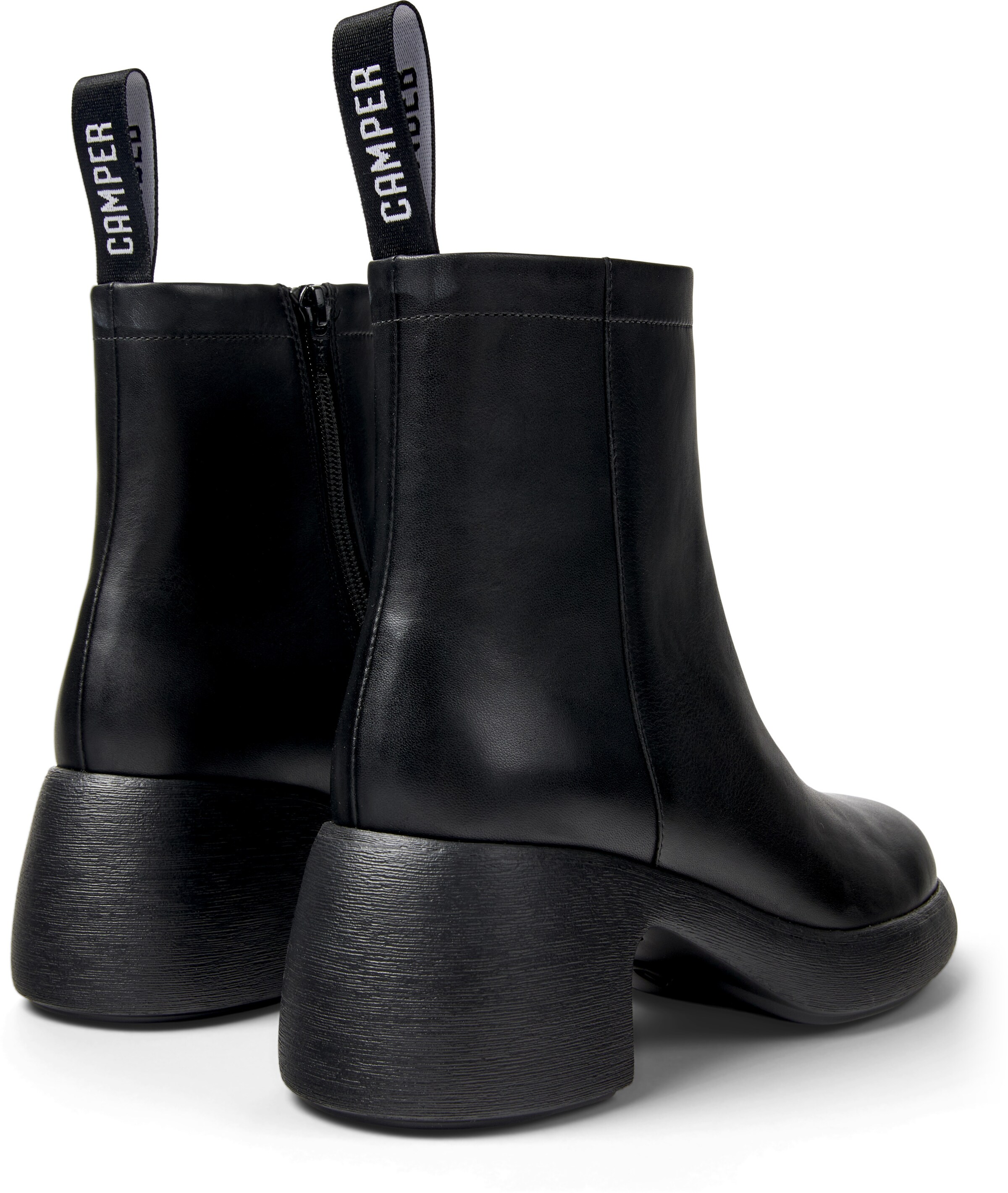 CAMPER Enkellaarsje in Zwart