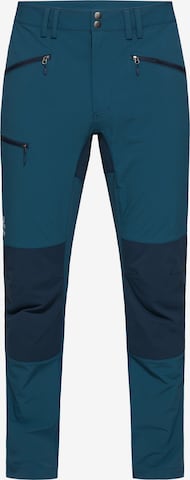Haglöfs Slim fit Outdoor Pants in Blue: front