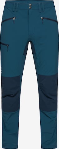 Haglöfs Outdoor Pants in Blue: front