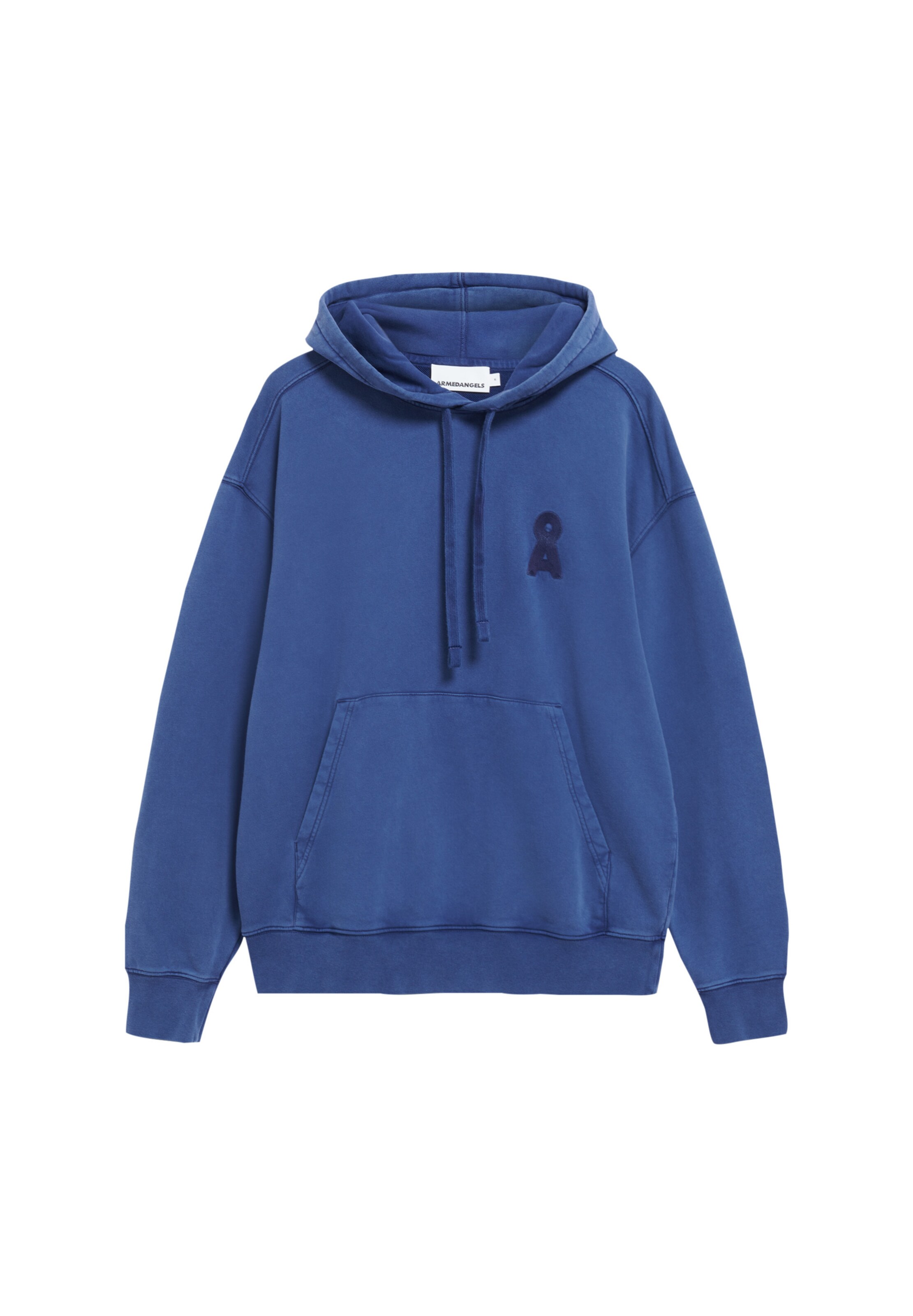 ARMEDANGELS Hoddie ICONIC Å GMT DYE in Blau: Vorderseite