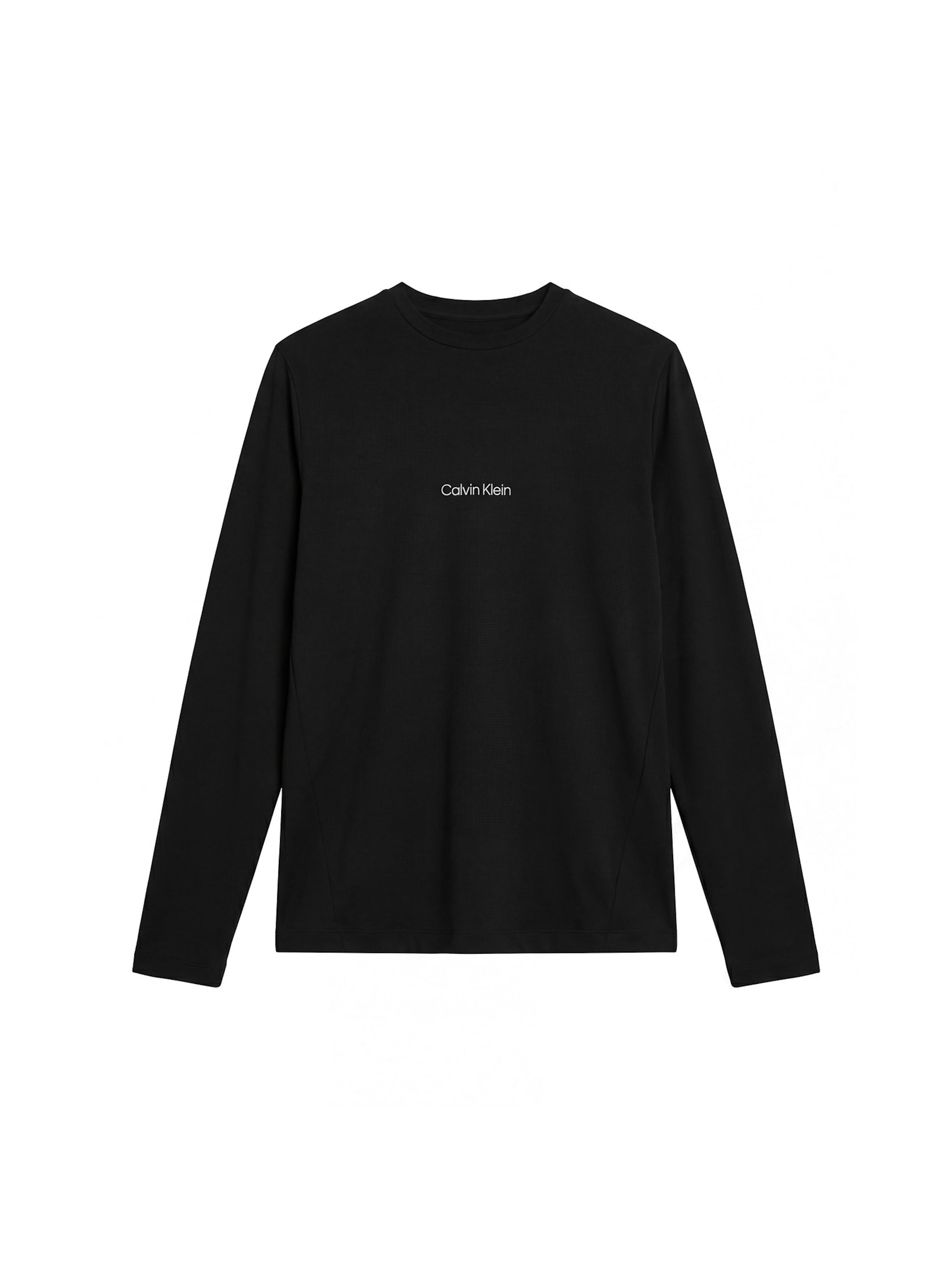 T-Shirt fonctionnel Calvin Klein Sport en noir : devant