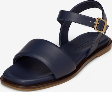 Marc O'Polo Sandale in Blau: Vorderseite