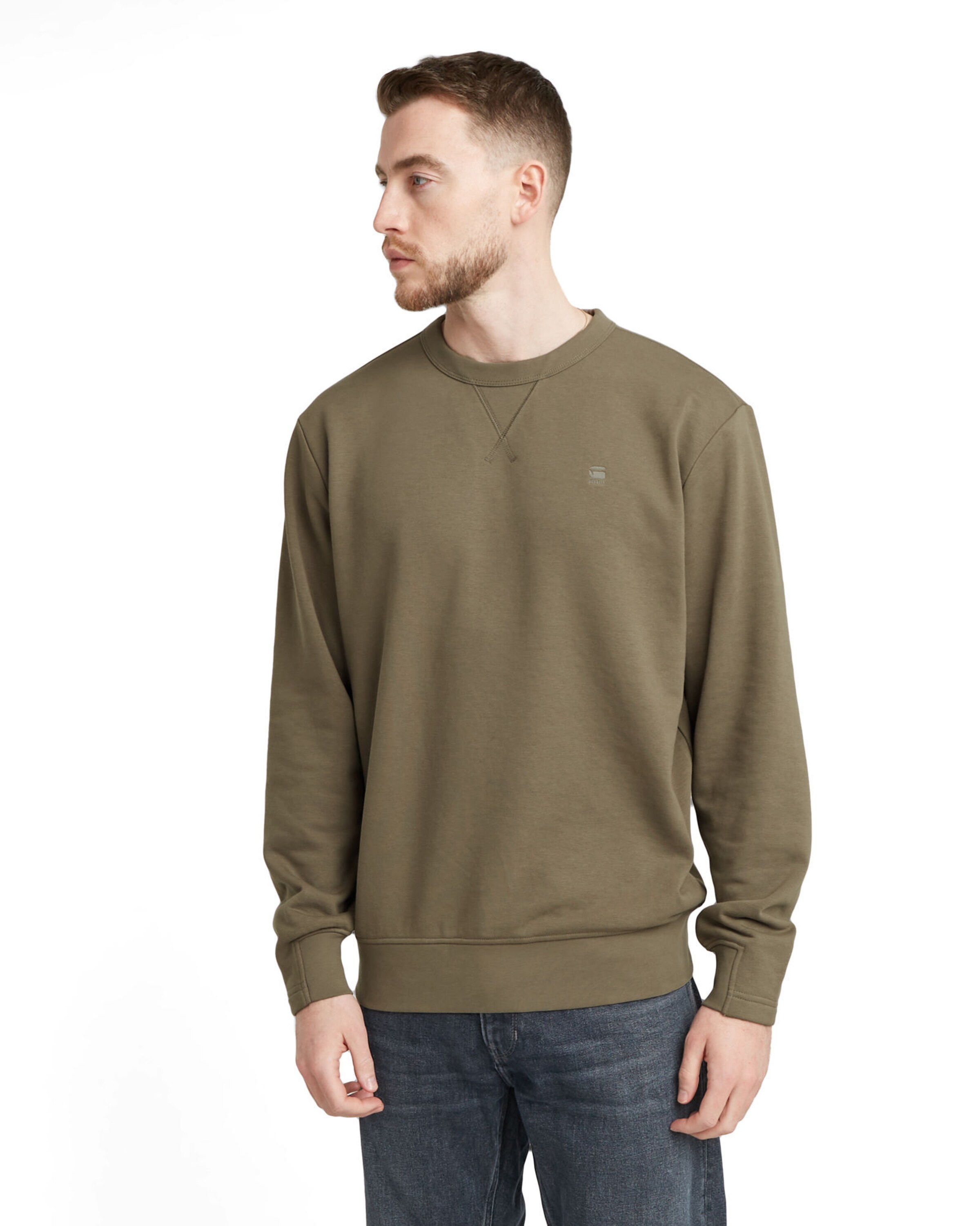 G-STAR Sweatshirt 'Nifous' in Brown: front