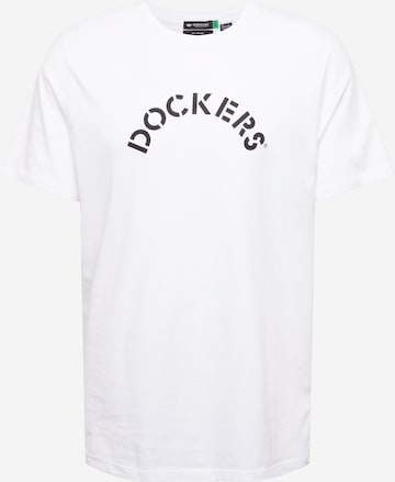Dockers Μπλουζάκι σε λευκό: μπροστά