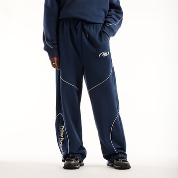 Wide Leg Pantalon 'Trackside' new balance en bleu : devant