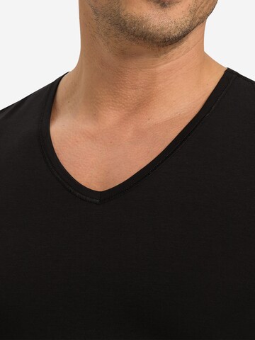 Hanro Unterhemd 'Natural Function'‌‌‌‌ in Schwarz