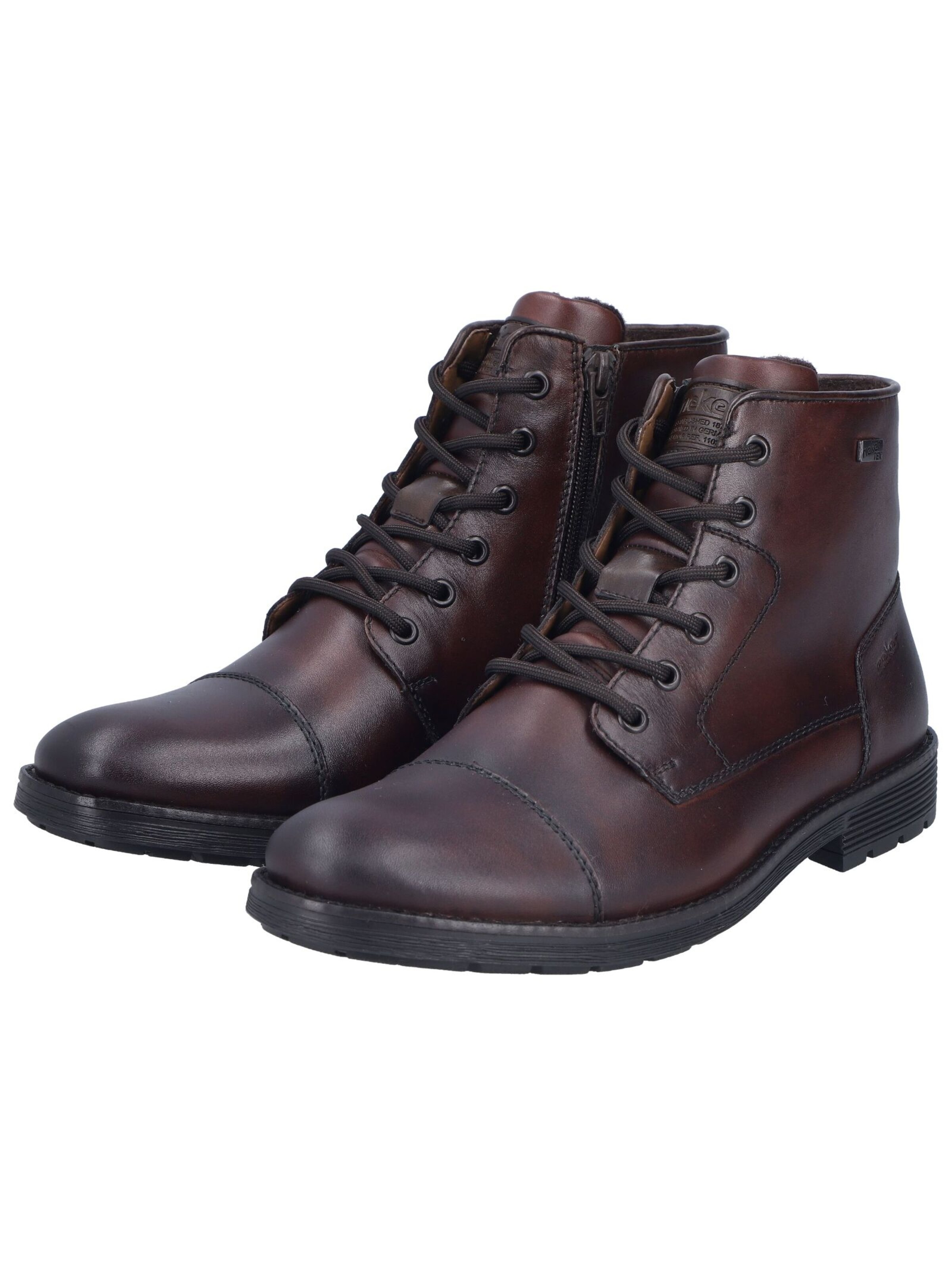 Boots stringati di Rieker in marrone