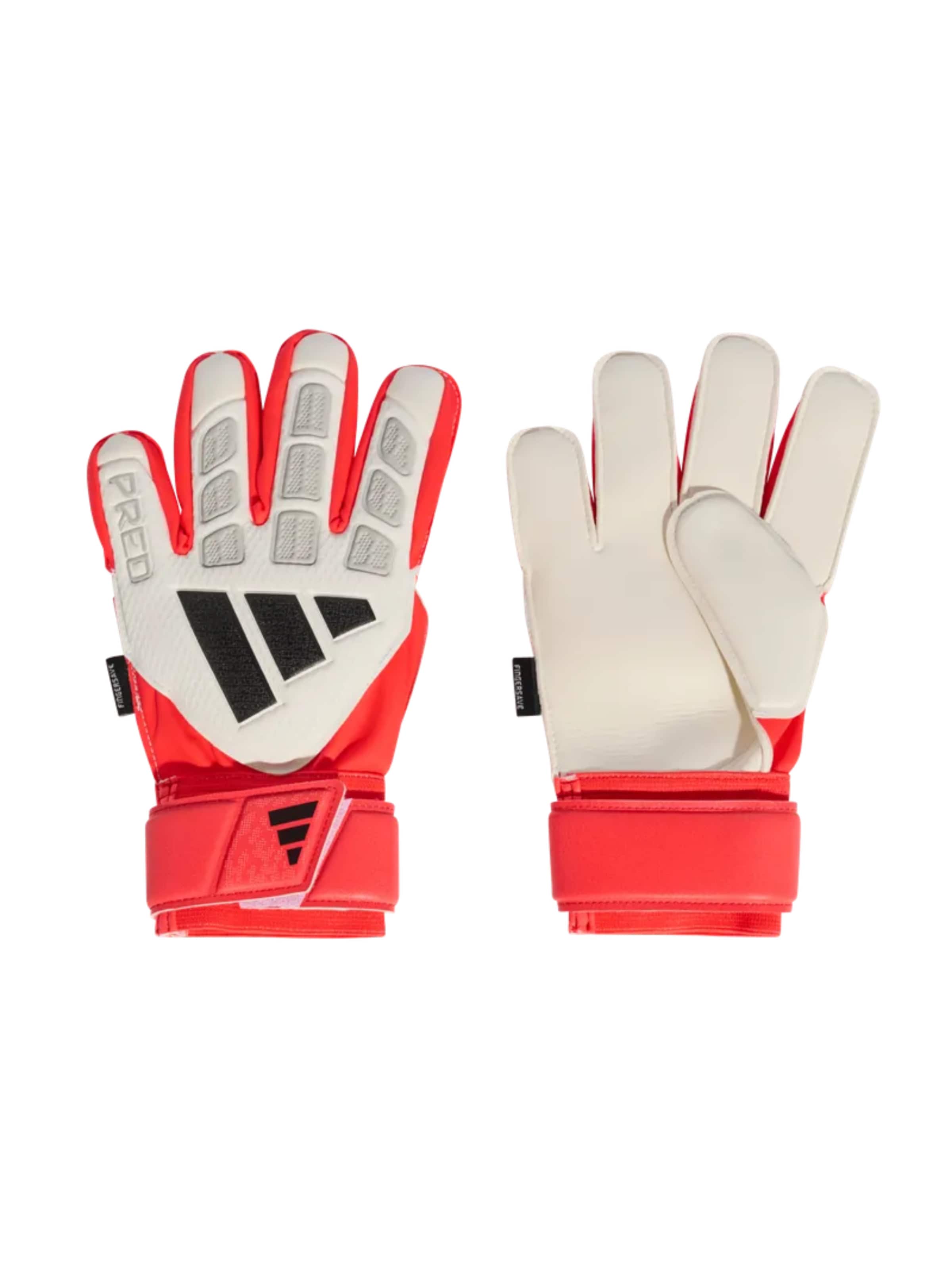 ADIDAS PERFORMANCE Sporthandschuhe 'Predator Match Fingersave Junior Born for Goals'‌‌‌‌ in Weiß: Vorderseite