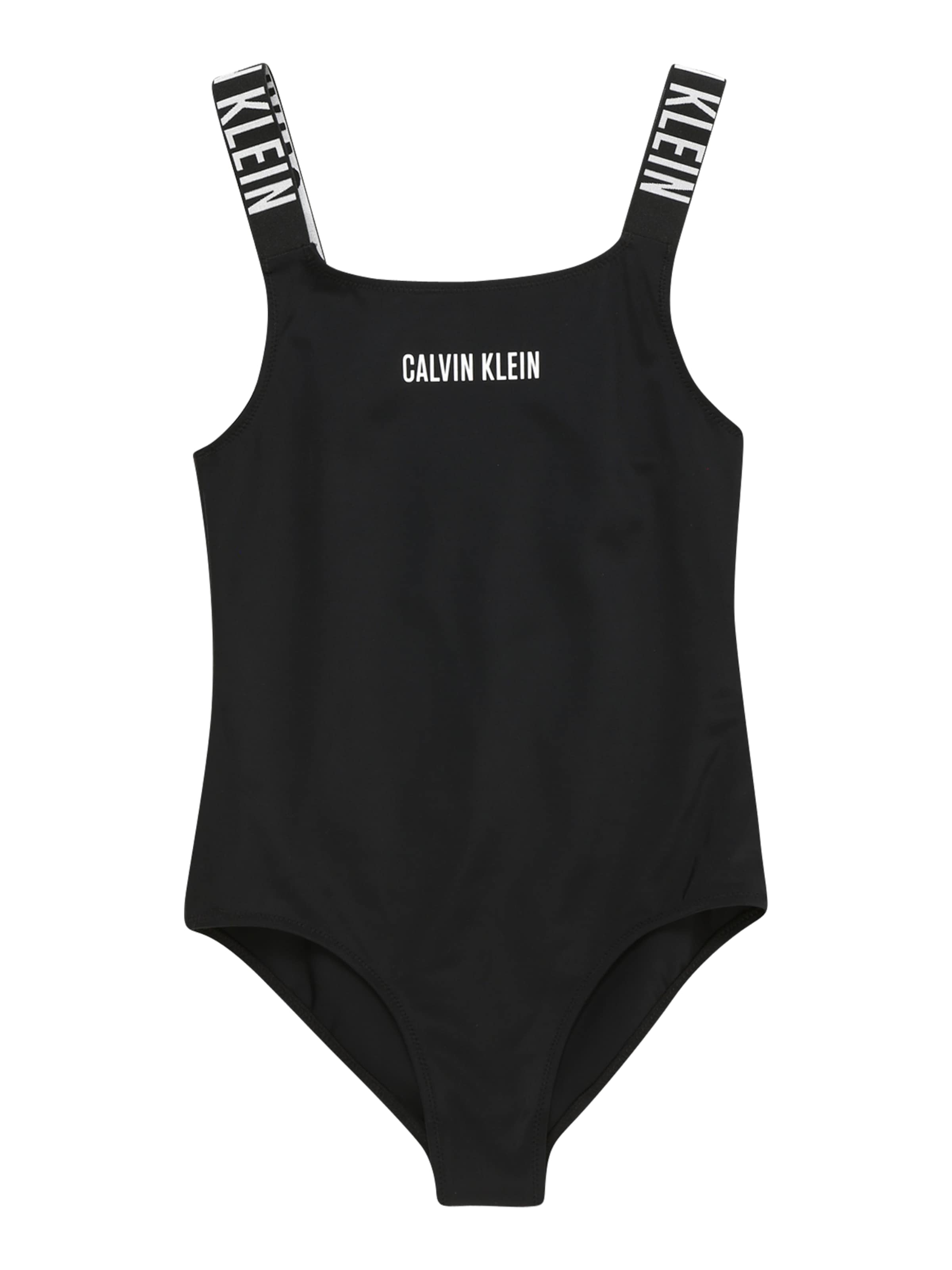 Calvin Klein Swimwear Regular Badpak 'Intense Power' in Zwart: voorkant