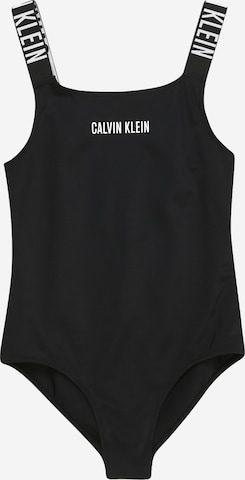 Calvin Klein Swimwear Regular Badeanzug 'Intense Power' in Schwarz: predná strana