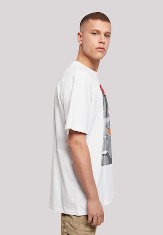 F4NT4STIC T-Shirt 'Tom And Jerry Basketball Buddies' in Weiß