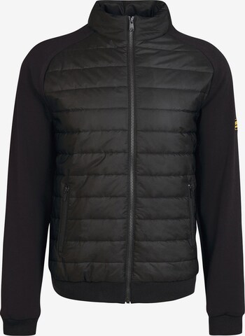 Barbour International Sweatjacke in Schwarz: predná strana